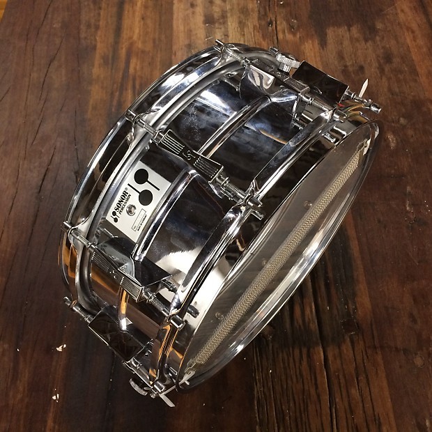 D505 5.75x14" Phonic Ferromanganese Steel Snare Drum