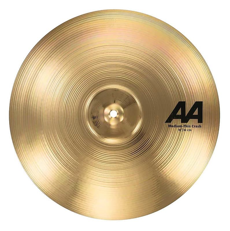 16" AA Medium Thin Crash Cymbal