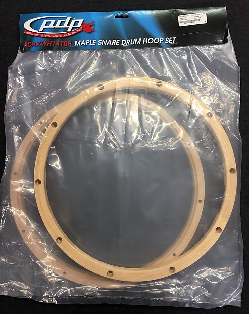 PDAXWH1410P 14" 10-Lug Pair Snare Drum Wood Hoops