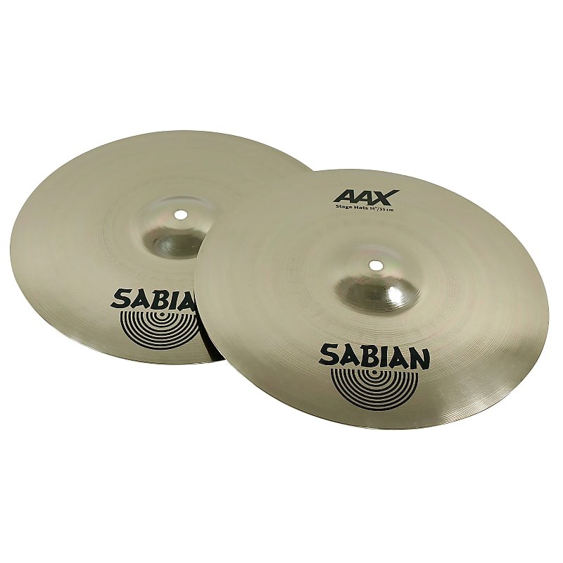 14" AAX Stage Hi-Hat Cymbals (Pair)
