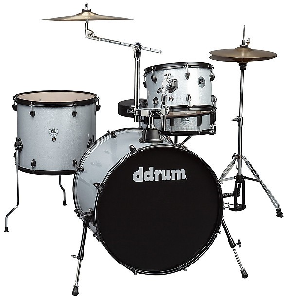 D2 Series 4pc 8x12 / 14x16 / 18x22 / 5.5x14" Drum Set with Black Hardware