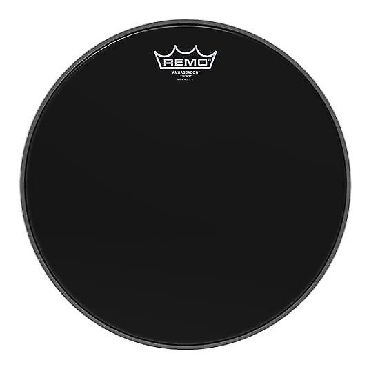 Ambassador Ebony Drum Head 12"