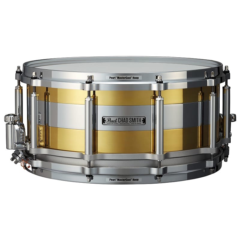 CS1465F Chad Smith Signature 14x6.5" "Tricolon" Free-Floating Brass/Steel Snare Drum