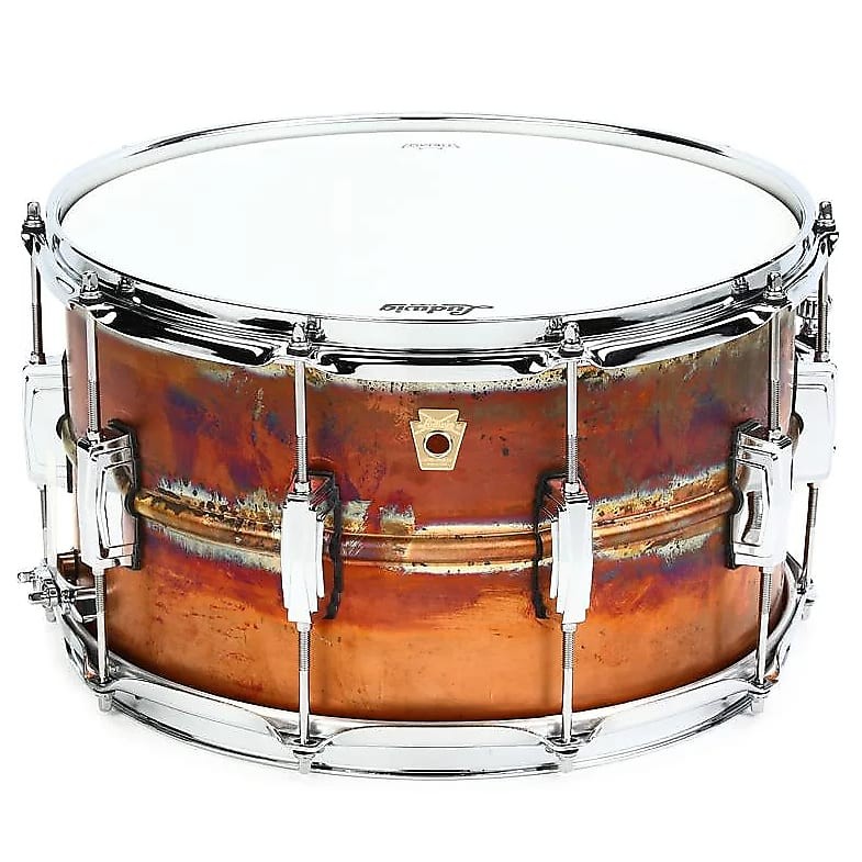 LB508R Raw Bronze 8x14" 10-Lug Snare Drum