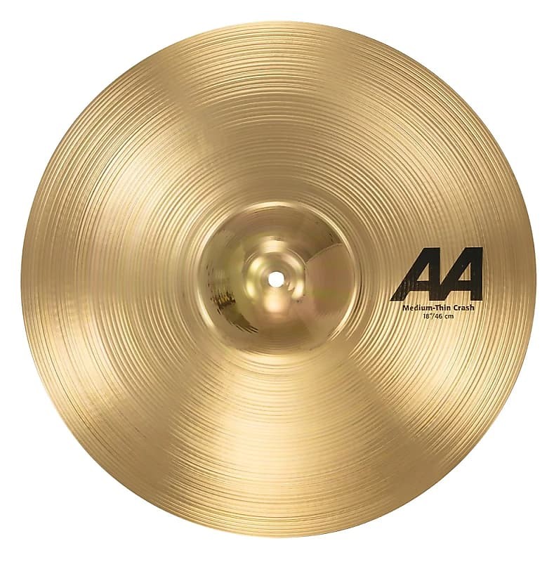 18" AA Medium Thin Crash Cymbal