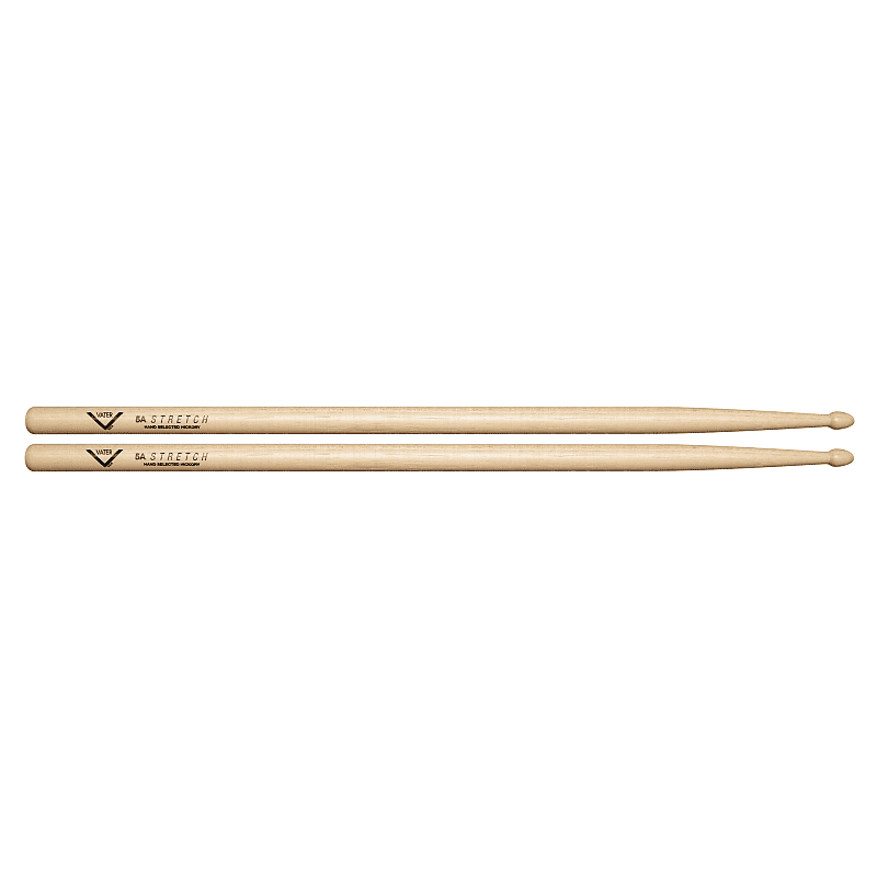 VH5AS 5A Stretch Hickory Wood Tip Drum Sticks (Pair)