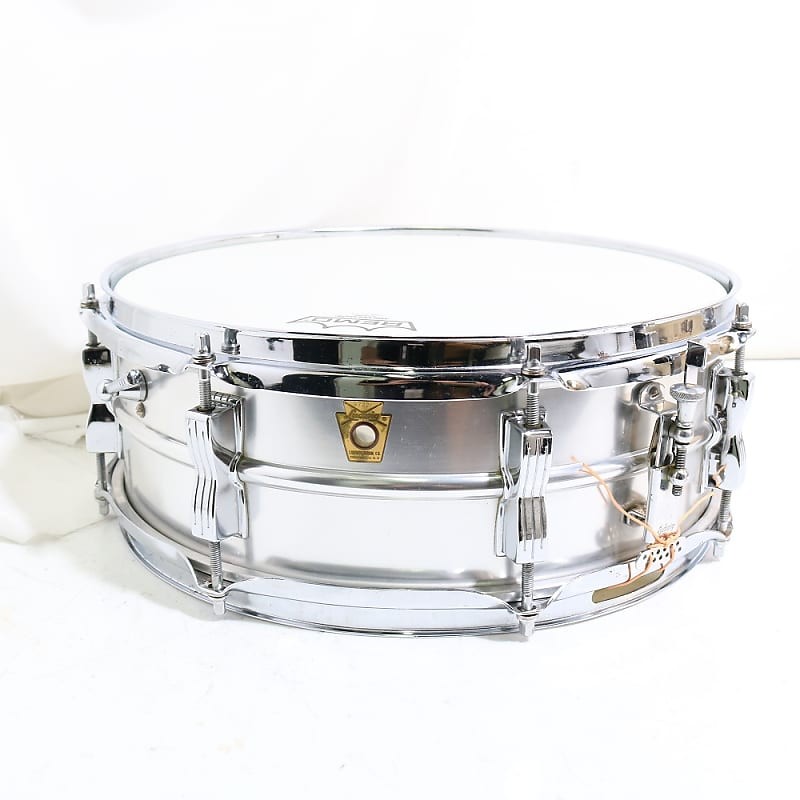 No. 404 Acrolite 5x14" 8-Lug Aluminum Snare Drum with Keystone Badge